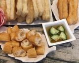 Hình bước làm 9 của món Quẩy giòn ăn kèm với cháo, bún, phở hoặc chấm nước mắm chua ngọt