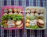 Foto langkah ke 5 dari resep Nasi Kepal, Ide Bekal Sekolah atau Kantor.