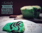 Foto langkah ke 10 dari resep Cake Marmer Pandan (Sifon Keto).