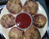 A picture of step 10 of Potato Kabab.