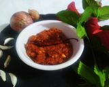 लहसुन प्याज़ की चटनी(Lehsun pyaz ki chutney recipe in Hindi) रेसिपी चरण 5 फोटो
