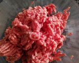 Foto del paso 1 de la receta: Hamburguesa de cerdo y vacuno con jamón y queso