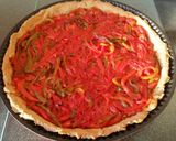 Une image de l'étape 6 de Tarte aux poivrons (vegan).