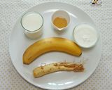Hình bước làm 1 của món Sinh Tố Nhân Sâm 바나나수삼 주스