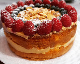 Foto del paso 14 de la receta: Tarta de crema pastelera (sin gluten ni lácteos)
