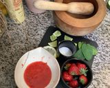 Une image de l'étape 2 de Virgin Mojito fraises.