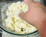 A picture of step 2 of Eggless: 'Italian Potato Gnocchi' or 'Gnocchi di Patate' (Pasta) in the 'Piedmontese' Style.