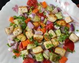 A picture of step 4 of Paneer Salad..