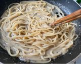 Foto langkah ke 8 dari resep Spaghetti Cacio e Pepe (Keju dan Lada).