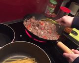 A picture of step 3 of Low Carb Zucchini Noodles and Spaghetti Sauce.