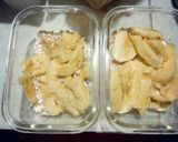 Hình bước làm 2 của món Overnight oat - Sữa chua yến mạch táo chuối