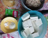 Foto langkah ke 1 dari resep Tahu Kukus isi Ayam.