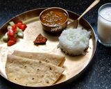 A picture of step 5 of Dal Palak.
