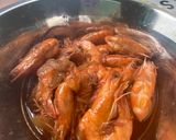 Foto langkah ke 4 dari resep Udang Goreng Saus Mentega.