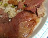 A picture of step 2 of Ham Steaks with Redeye Gravy.