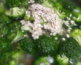 A picture of step 4 of Broccoli almonds creamy soup.