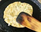 A picture of step 3 of Sindhi koki.