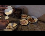 Gambar langkah 2 resipi Curry Pizza non-oven #kudapan #minggukeempat.