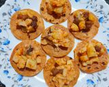 A picture of step 4 of Leftover Chapati fry Papdi Chaat.