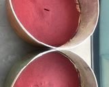 A picture of step 7 of Red velvet cake.