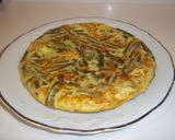 Foto del paso 9 de la receta Tortilla de judías verdes y queso blanco