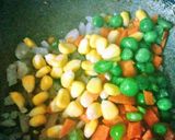A picture of step 2 of Veg Upma.