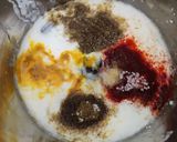 A picture of step 1 of Drumstick kadhi.