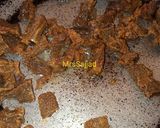 A picture of step 4 of Fried dry meat.