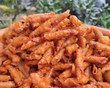 Foto langkah ke 4 dari resep Kacang Sembunyi Pedas.