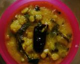 A picture of step 5 of Spinach daal (palakura pappu).