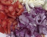 A picture of step 5 of Kolkata egg roll.