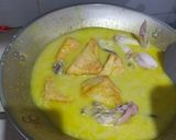 Foto langkah ke 4 dari resep Opor Ayam & Tahu Bumbu Kuning.