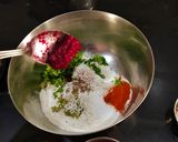 A picture of step 3 of Sesemy Beetroot Thepla.