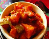 A picture of step 4 of Mango Pickle.