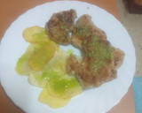 Foto del paso 6 de la receta: Solomillo de cerdo a la plancha con papas chips y aceite de ajo
