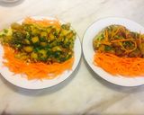 Hình bước làm 10 của món Khoai lang chiên trứng