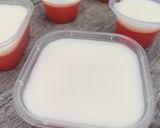 Foto langkah ke 7 dari resep Puding Cocopandan Vla Susu.