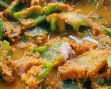 A picture of step 6 of Paneer Capsicum Curry.