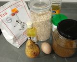 Foto del paso 1 de la receta: Galletas de avena y pera
