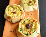 Foto del paso 4 de la receta: Canastitas de espinaca, ricota y zanahoria
