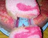 Foto langkah ke 8 dari resep Cake Nutrijel Strawberry.