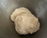 A picture of step 3 of Greek pita bread.