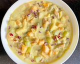 A picture of step 4 of Sugar Free Dairy Free Makhana Custard { Vegan }.
