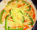 A picture of step 10 of Simple Chicken PIZZA(No Oven).