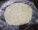 A picture of step 3 of Baby potato and cornflour smiley 😊.