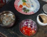 A picture of step 14 of Lemon rice and prawn curry.