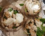 A picture of step 7 of My Garlic cheese & Chicken Stuffed Mushrooms. ❤️.