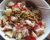 Foto del paso 3 de la receta Patatas aliñadas con langostinos
