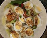 Hình bước làm 5 của món Salad trứng xì dầu