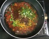 A picture of step 3 of Healthy Zero oil Oats Masala magic.